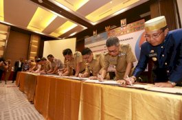 Wali Kota Palopo Tanda Tangani MoU Ombudsman RI, Gubernur Sulsel, Kepala Daerah Se-SulSel