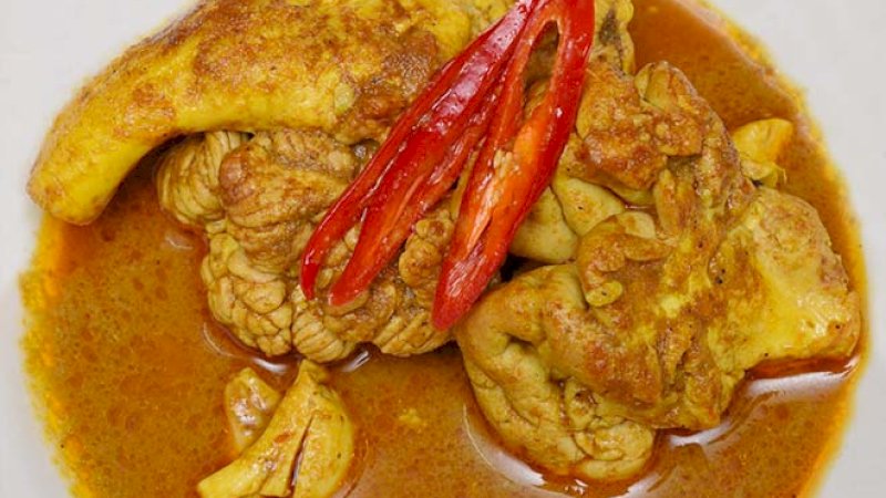 Gulai Otak Sapi.