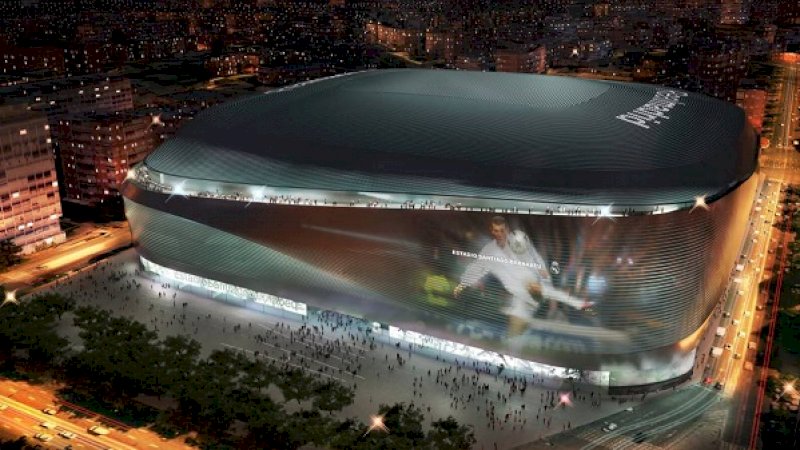 Desain New Santiago Bernabeu. (Foto: AS English)
