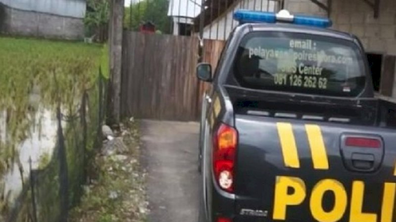 Akses masuk menuju rumah ketua Nasdem Blora yang dikunci mantan menantu. (FOTO: DETIKCOM)