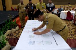 Pemkab Gowa Ikut Teken Pernyataan Komitmen Pencapaian Maturitas SPIP