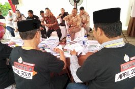 KPU Makassar Gelar Simulasi Pencoblosan Pemilu 2019