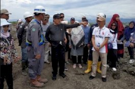 Dollah Mando Tinjau Proyek Revitalisasi Danau Tempe, Ada Tiga Pulau Buatan