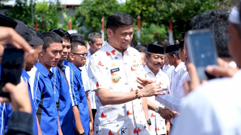 Bupati Gowa Resmikan Sembilan Titik Pengaspalan Jalan di Bontolempangan
