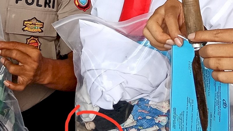 Barang bukti yang diamankan polisi.