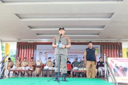 Bawaslu Gelar Apel Siaga Pengawasan Pemilu, Wabup Lutim Titip Pesan