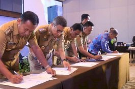 Diinisiasi KPK, Wali Kota Parepare Hadiri Penandatanganan MoU Bapenda-BPN