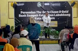 Wali Kota Parepare Resmikan Program Sampah Jadi Emas