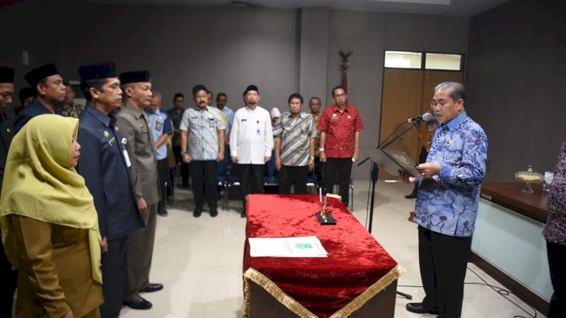 Bupati Sidrap Lantik 15 Pejabat Eselom III dan IV