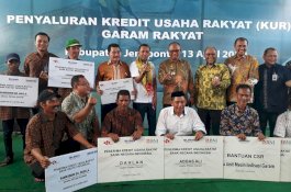 Pengusaha Garam Rakyat Jeneponto Dapat Kucuran KUR Rp17,5 Miliar 