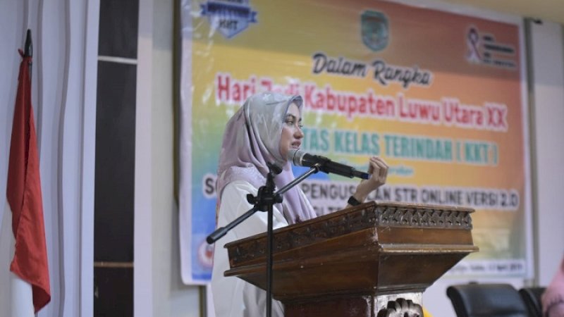 Bupati Luwu Utara Indah Putri Indriani