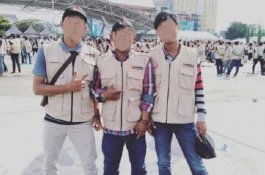 Beredar Foto 2 Pengawas TPS Pose 2 Jari di Karebosi, Bawaslu Makassar Bilang Begini