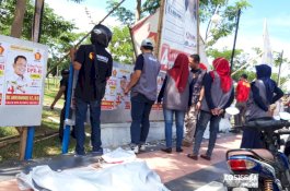 Bawaslu Bantaeng Mulai Tertibkan APK di Masa Tenang