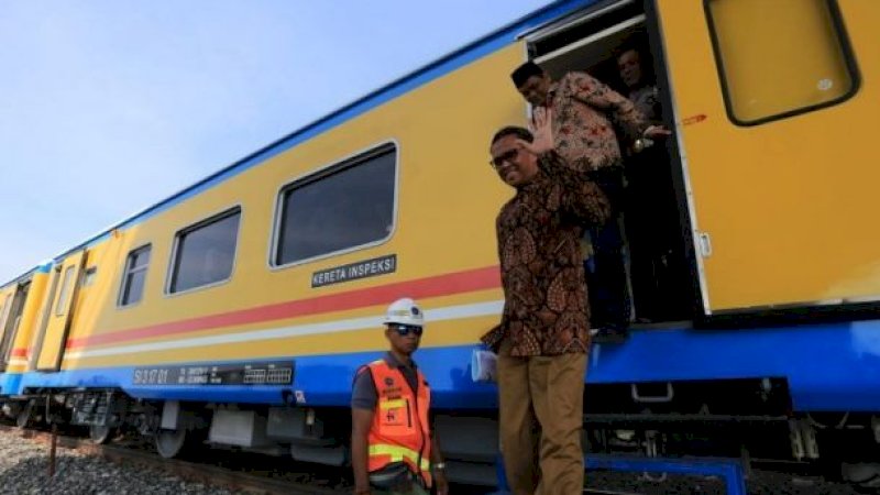 Pemprov Sulsel Mulai Bahas Pembangunan Kereta Api Mamminasata