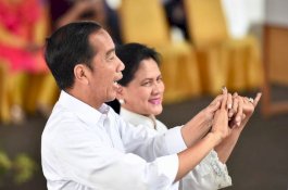 Sumringah Saat Nyoblos, Jokowi Optimis Menang Pilpres 2019