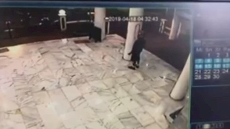 Potongan video aksi vandalisme.