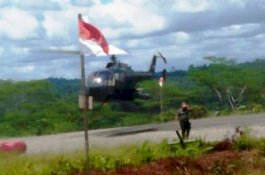 Helikopter Hendak Mendarat Jemput Kotak Suara, OPM Berondong Tembakan