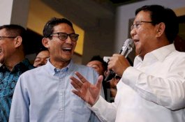 Bareng Sandiaga, Prabowo kembali Deklarasi Kemenangan