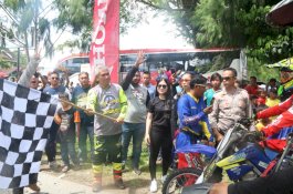 Bupati Luwu Timur Lepas Peserta Trail Adventure Jelajah Alam Mangkutana 2019