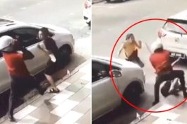 Video Detik-detik Wanita Selamatkan Suaminya dari Pemarangan