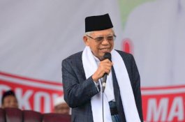 Ma'ruf Amin Tolak Mentah-mentah Disapa 'Siap Wapres'