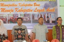 Wakil Bupati Bone Membuka Musrenbang Anak