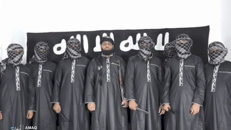 ISIS Rilis Foto Dalang dan Pelaku Serangan Paskah di Sri Lanka