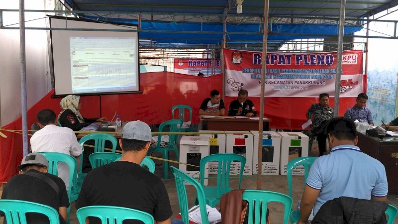 Baru 50-an TPS yang Rampung Rekapitulasi Suaranya di PPK Panakkukang