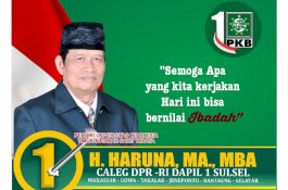 Klaim 60 Ribu Suara, Haji Haruna Yakin Amankan Kursi DPR-RI