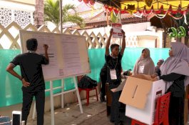 Hasil PSU di TPS 44 Masale, Prabowo-Sandi Unggul Telak