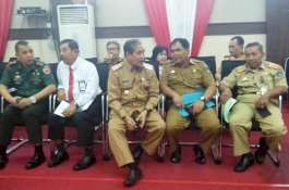 Bupati Sidrap Ikuti Rapat Evaluasi Pembangunan Sulsel Triwulan I di Makassar