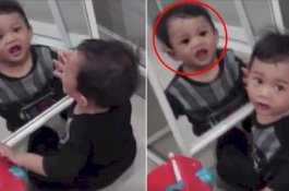 Seram! Video Anak Bercermin, Saat Berbalik Bayangannya Tak Ikut Balik