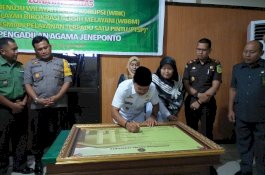 Pemkab Jeneponto Luncurkan Pencanangan Zona Integritas PTSP PA Jeneponto
