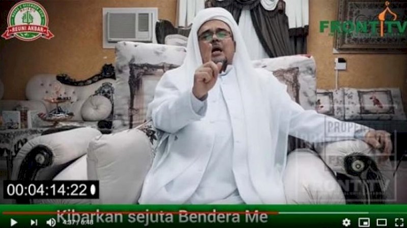 Rizieq Shihab. (Foto: YouTube Front TV)