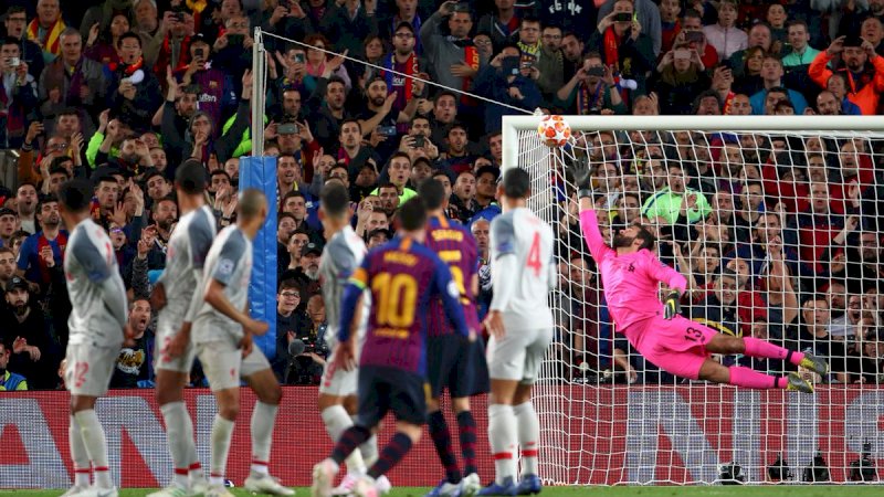 Laga Barcelona vs Liverpool. Ist