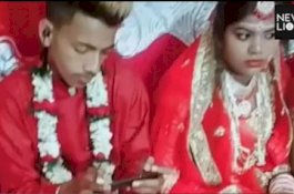 Video: Pengantin Pria Abaikan Istrinya Dengan Main Game di Pelaminan