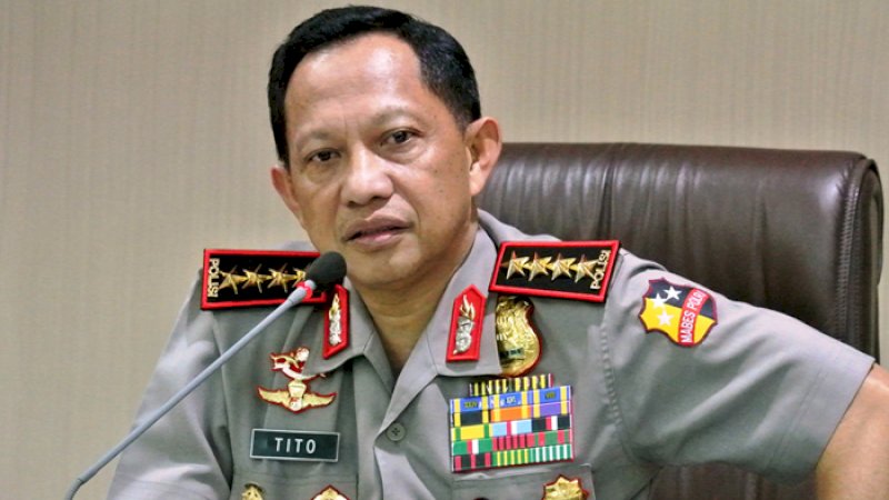 Kapolri, Jenderal Tito Karnavian. Ist