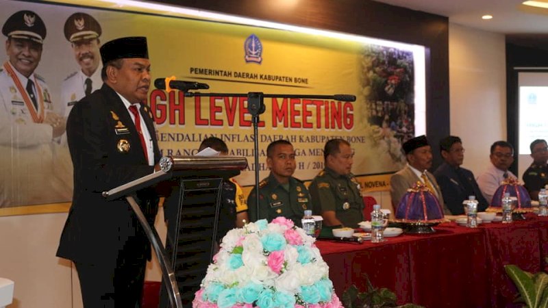 Buka Acara High Level Meeting, Ini Kata Bupati Bone
