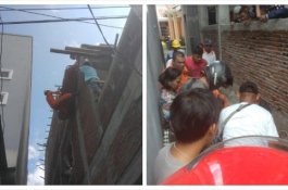 Buruh Bangunan Nyaris Tewas Tersengat Listrik di Ruko Lantai 3