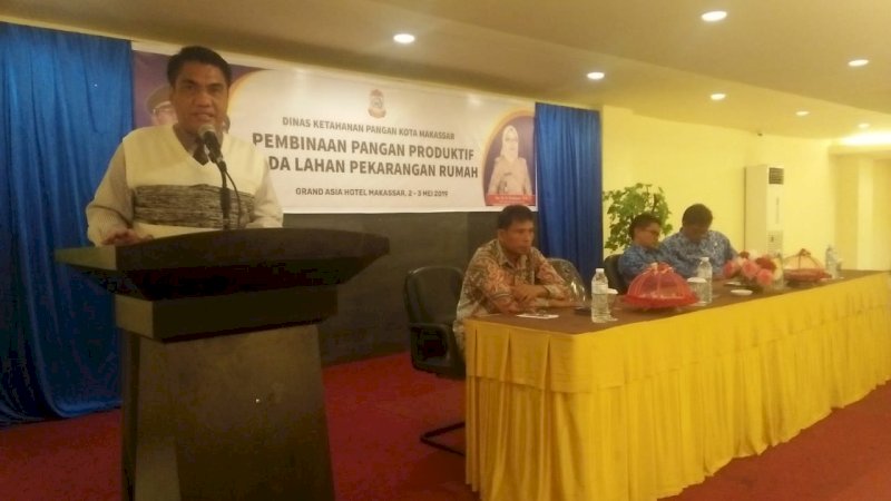 DKP Makasaar Gelar Pembinaan Pangan Produktif Lahan Pekarangan Rumah