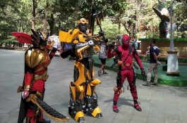 Ada Transformers dan Spiderman, 30 Ribu Pengunjung Padati Bantimurung