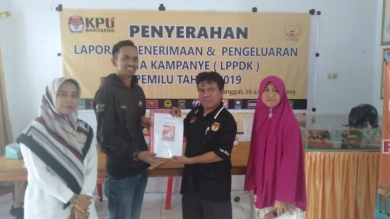 Minus PBB, KPU Bantaeng Terima LPPDK Parpol