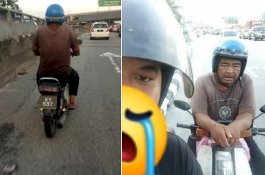 Anak-anak Biarkan Ayahnya yang Sakit Jantung, Naik Motor Sendiri ke RS