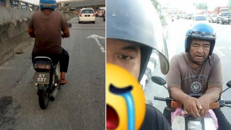 Pakcik yang sakit jantung, dibiarkan oleh anak-anaknya pergi sendiri ke rumah sakit jantung.