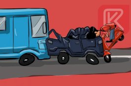 Korban dan Motor Berjarak 200 Meter, Pemuda Tewas usai Tabrak Trotoar di Jalan Urip Sumoharjo