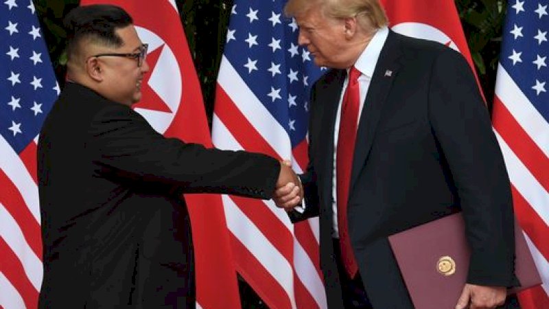 Donald Trump dan Kim Jong Un