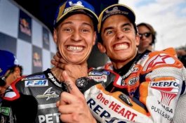 Quartararo Pole Position dan Pecahkan Rekor, Marquez: Selamat Yah!