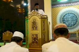 Bupati Tarawih Malam Pertama di Masjid ICDT, Wabup di Masjid Agung