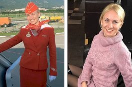 Pramugari Cantik Ini Tendang Pintu Darurat Lalu Dorong Penumpang dari Sukhoi yang Terbakar