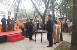 2 Hari Sisa Jabatannya Berakhir, Danny Lantik Ratusan Pejabat Pemkot Makasar